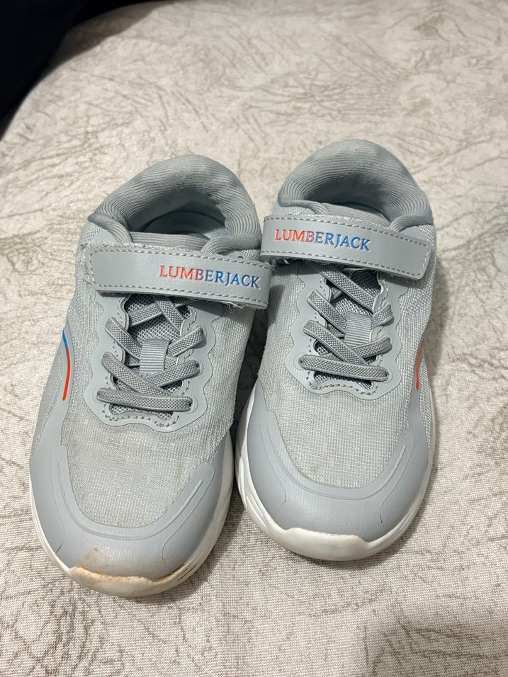 Gri erkek çocuk spor ayakkabı - Görsel 2