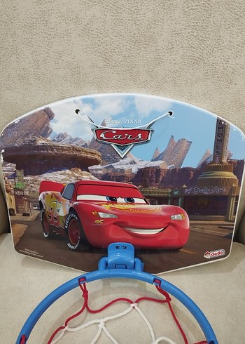 Renkli Cars Temalı Çocuk Basketbol Potası - Görsel 3