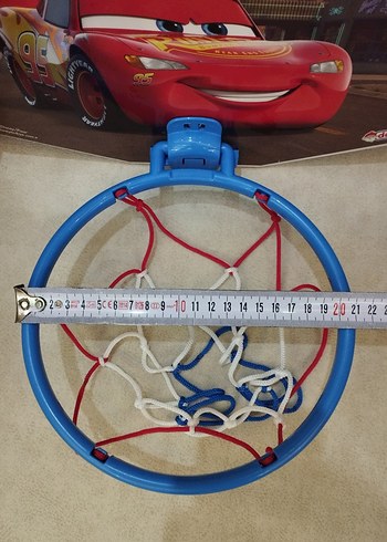 Renkli Cars Temalı Çocuk Basketbol Potası - Görsel 6