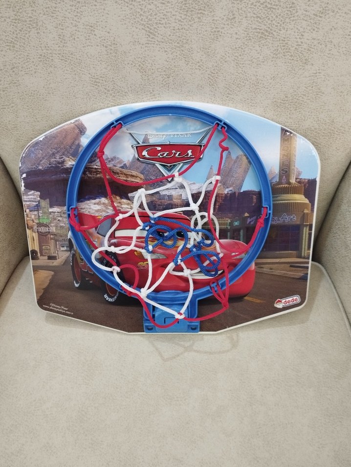 Renkli Cars Temalı Çocuk Basketbol Potası - Görsel 4