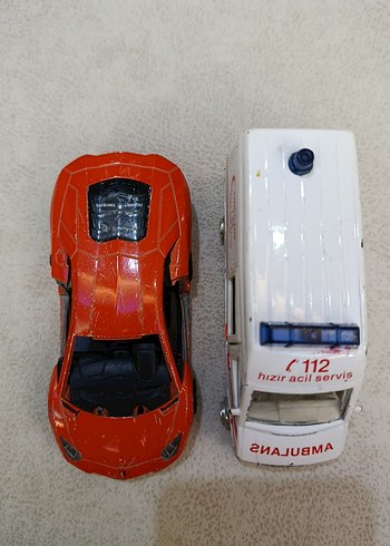 Lamborghini Aventador Ve Ambulans Oyuncak Araba - Görsel 6