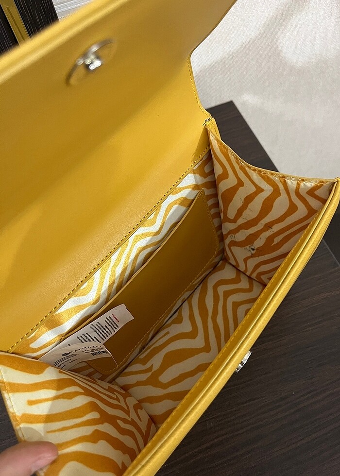 sarı matmazel çanta - Görsel 5