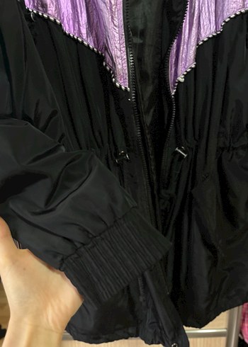 Twist mor detaylı yağmurluk - Görsel 3