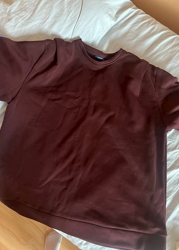 bordo Salaş Kadın Sweatshirt - Görsel 3