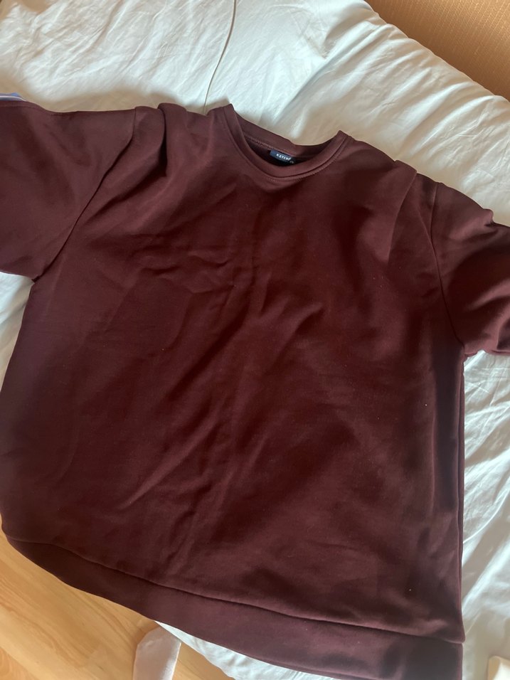 bordo Salaş Kadın Sweatshirt - Görsel 3