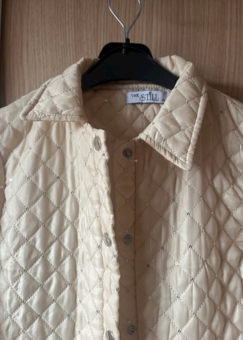 İpekyol model Düğmeli Beyaz Midi Kadın Ceket - Görsel 3