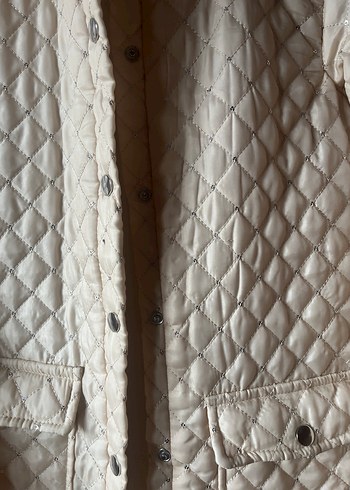 İpekyol model Düğmeli Beyaz Midi Kadın Ceket - Görsel 2