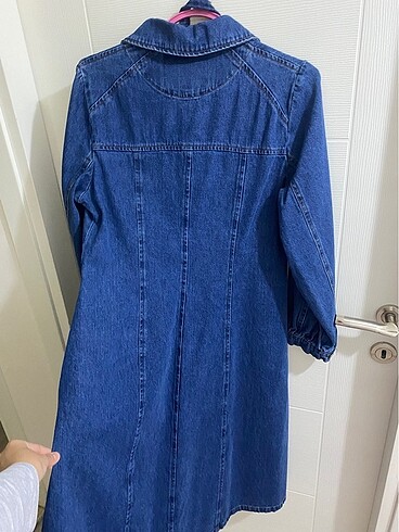 xl Beden Jean midiboy elbise