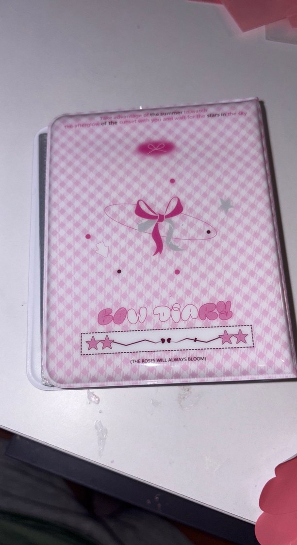 Pembe Pastel Kalp Detaylı Defter - Görsel 2