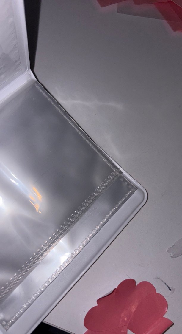 Sarı Pastel Desenli Kalp Ayna Defter binder - Görsel 4