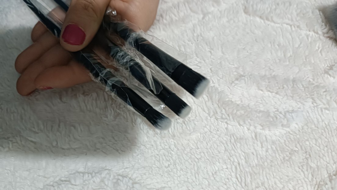 Siyah Makyaj Fırçası Seti - Görsel 3