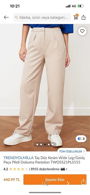 Trendyol milla pantolon
