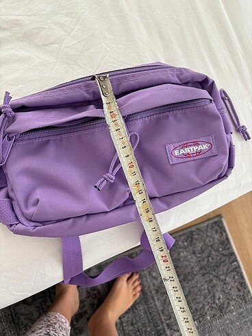 Eastpak Eastrpak bel çantası mor geniş yeni