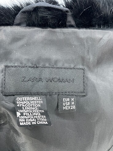 m Beden siyah Renk Zara Ceket %70 İndirimli.