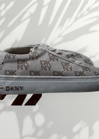DKNY Dkny krem logolu spor ayakkabı