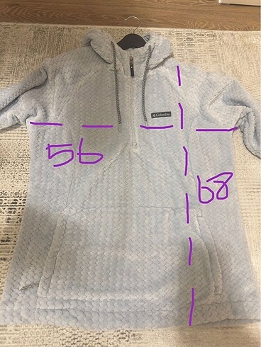 m Beden mavi Renk Columbia sweatshirt bebek mavisi etiketli