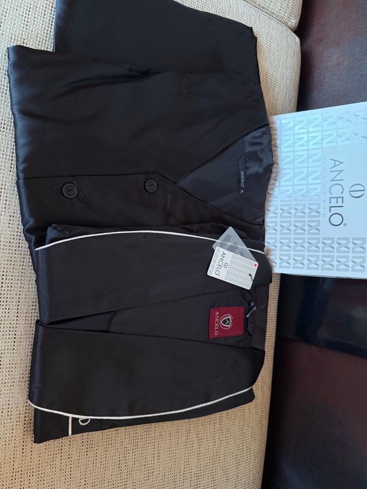 Ancelo siyah röpteşambr sabahlık takımı - Görsel 2