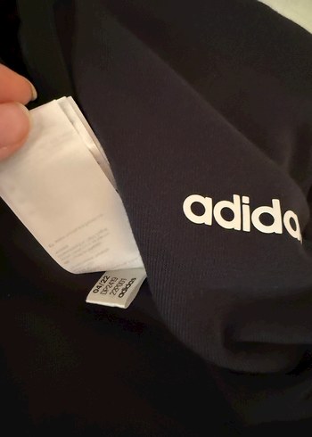 m Beden siyah Renk Orijinal Adidas Siyah Kapüşonlu Fermuarlı Eşofman Üstü