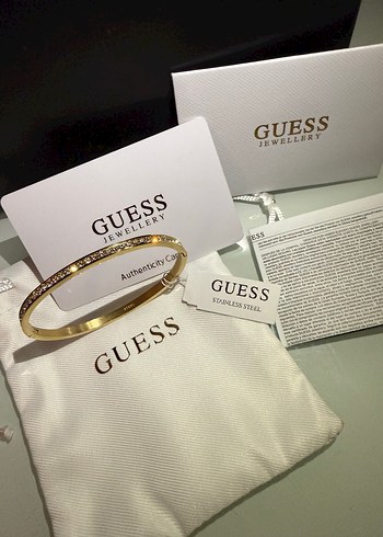 Orijinal Guess Gold Bileklik Çift Taraflı