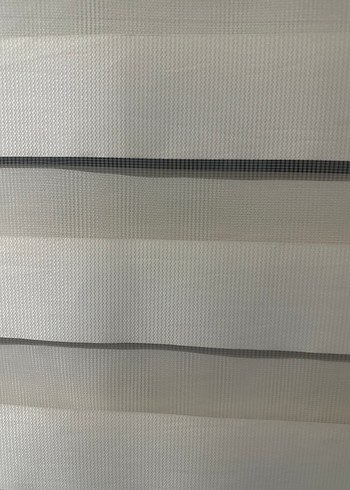 Bej Gri Modern Düz Tül Perde - Görsel 4