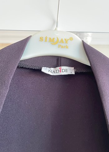 l Beden kahverengi Renk Drapeli Kahverengi Kadın Blazer