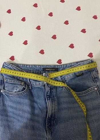 Mavi mom jean - Görsel 3