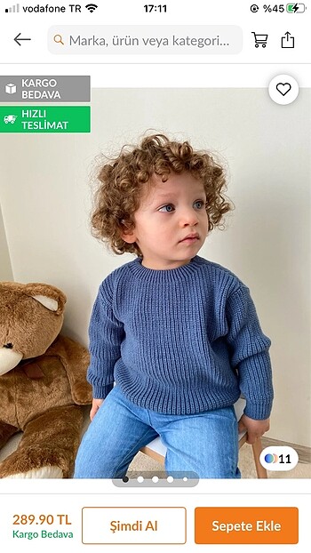 Esnek triko kazak 6-12 ay