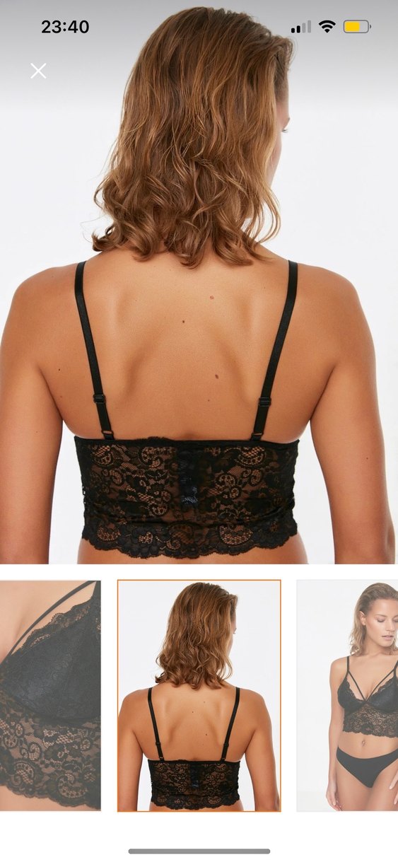 Siyah  Bralet - Görsel 2