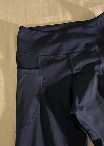 Lacivert ispanyol paça tayt - Görsel 2