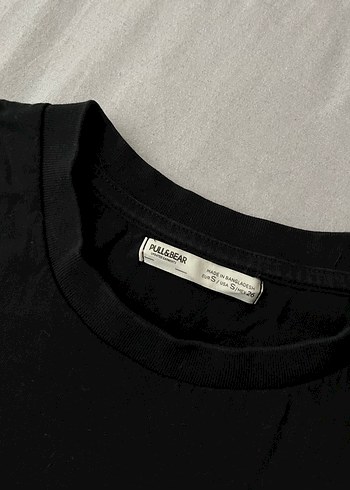 Siyah Kısa Kollu Basic Tişört - Görsel 2