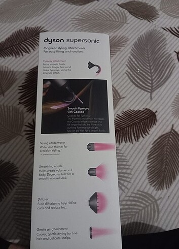  Beden Renk Dyson supersonic saç kurutma makinesiyle 