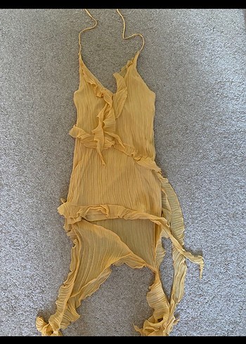 Zara etiketli elbise - Görsel 4