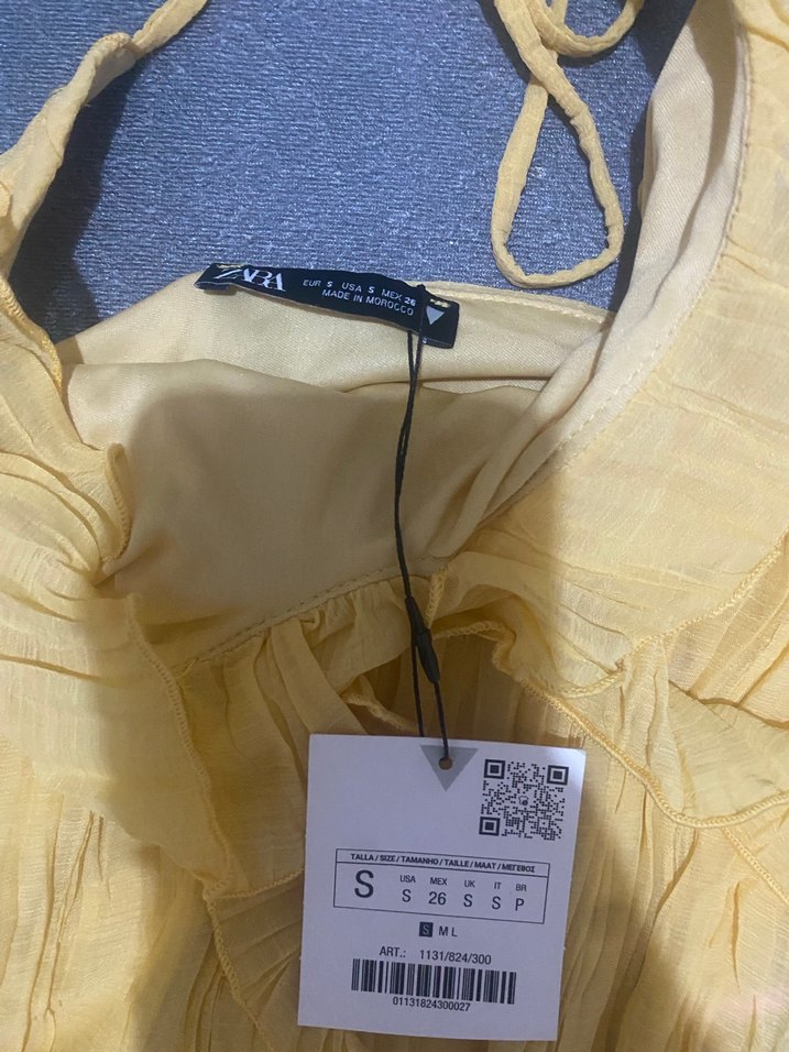 Zara etiketli elbise - Görsel 3