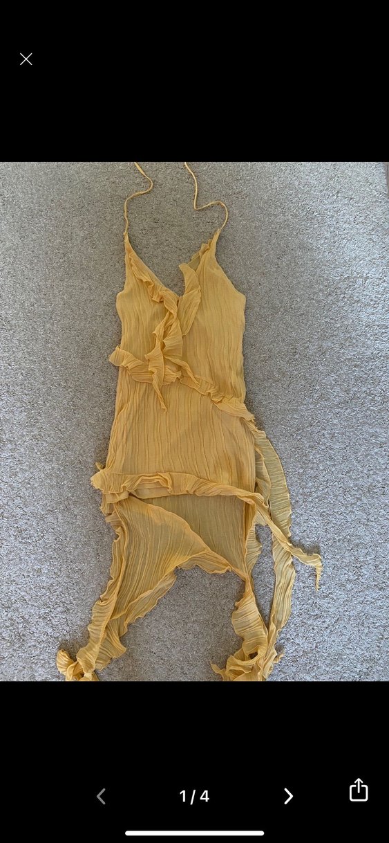 Zara etiketli elbise - Görsel 4