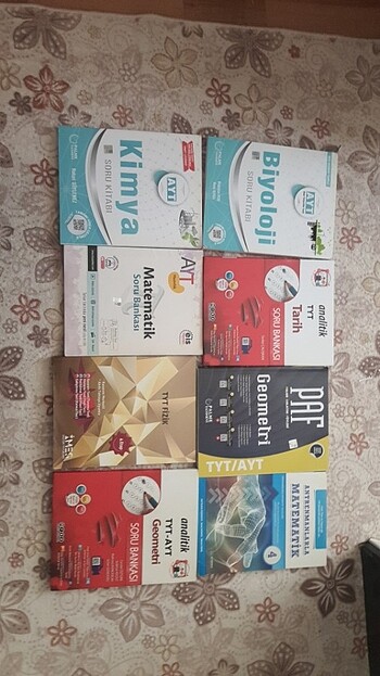 Diğer Tertemiz hiç kullanılmadı AYT TYT test kitapları