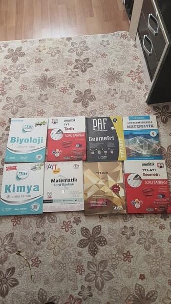 diğer Beden Tertemiz hiç kullanılmadı AYT TYT test kitapları