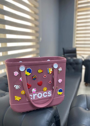 Crocs Kadın Pembe Plaj Çantası