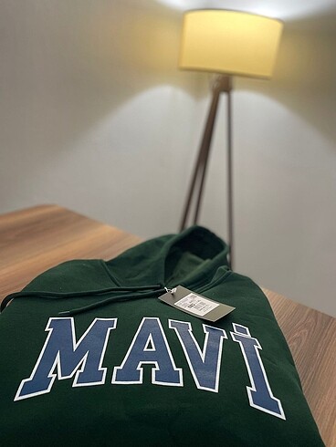 m Beden yeşil Renk Mavi SWEATSHIRT