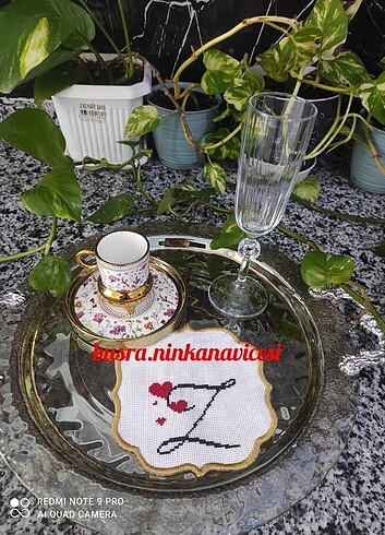 Diğer Kokteyl sunum parti pecetesi kanaviçe