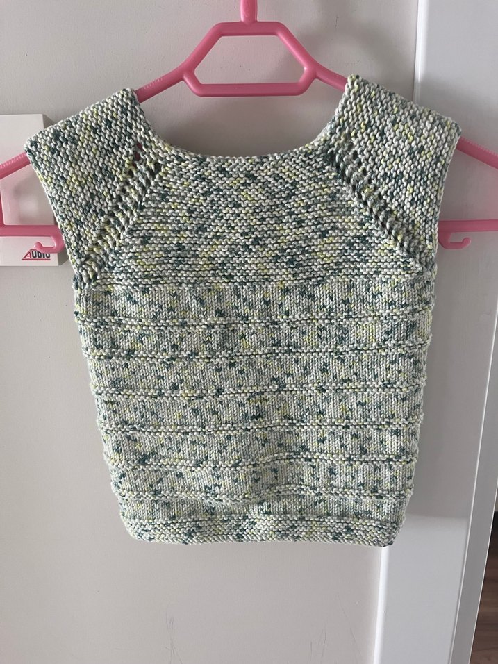 Bebek Çocuk Gri Triko V Yaka Süveter - Görsel 2