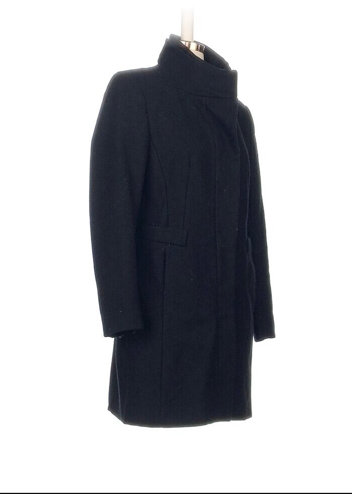 Zara Siyah Uzun Kaban - Görsel 2