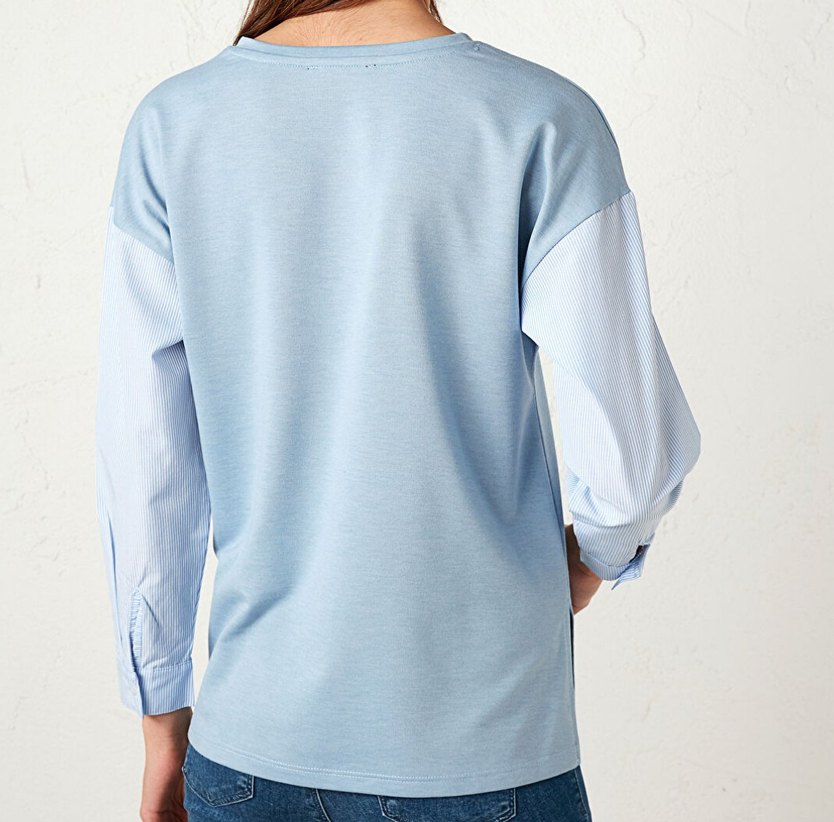 Uzun Kollu Hamile Bluz - Görsel 2