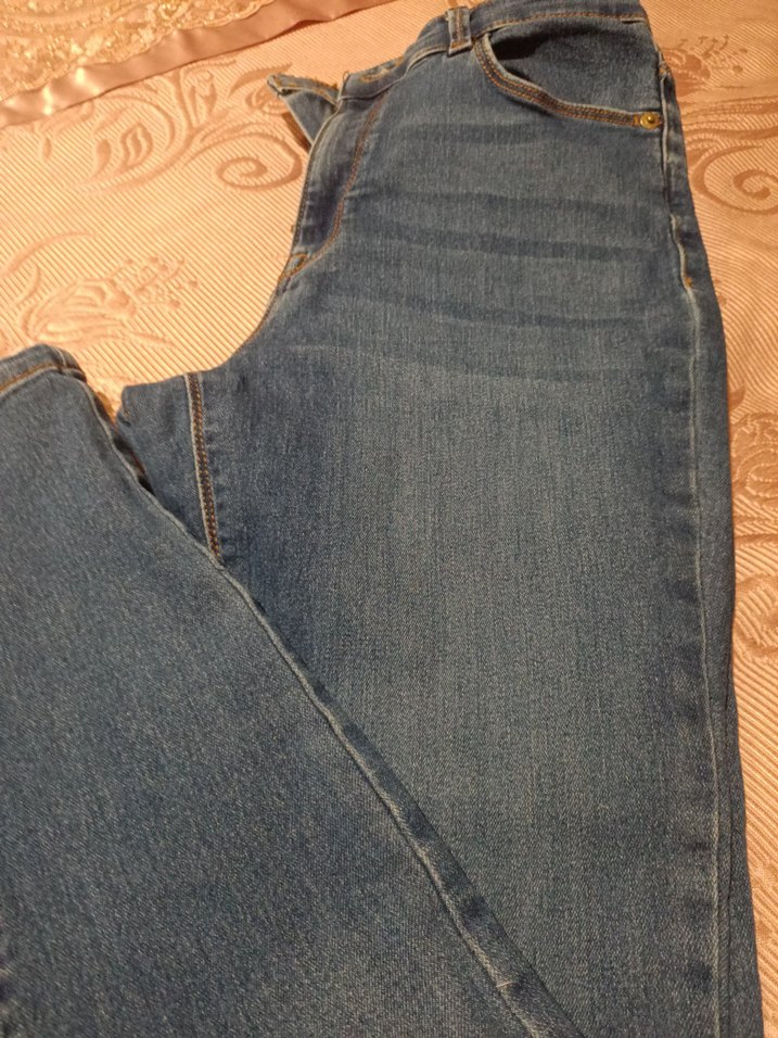 Yüksek Bel Skinny Denim Kadın Pantolon - Görsel 4