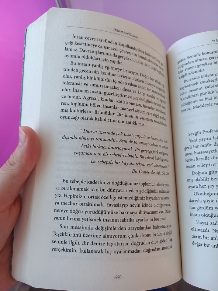 Ne İçin Varsan Onun İçin Yaşa - Hikmet Anıl Öztekin - Görsel 3