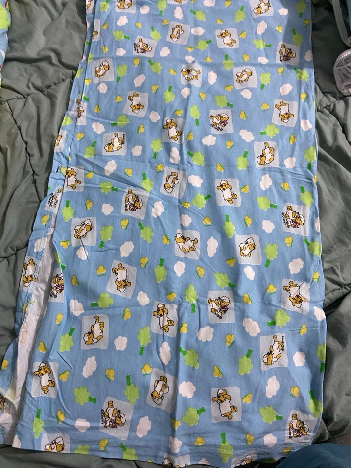 Desenli Çocuk Uyku Seti Gri Bebek Yorgan Beşik Koruna Kılıfı - Görsel 3