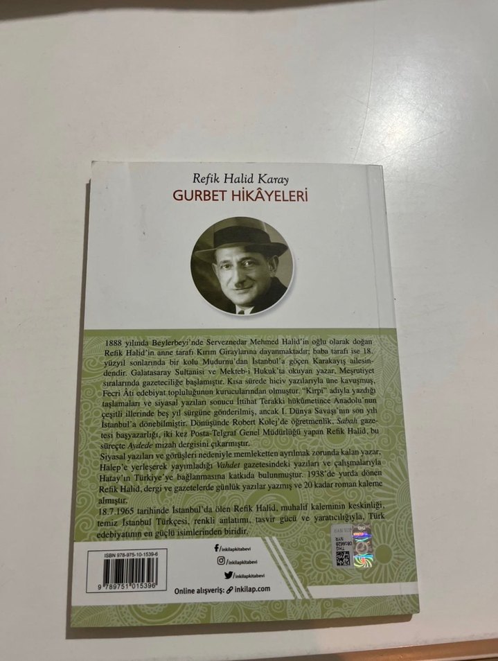 Gurbet Hikayeleri - Refik Halid Karay - Görsel 2