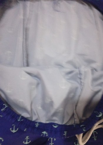 Mavi Desenli Erkek Deniz Şortu - Görsel 2