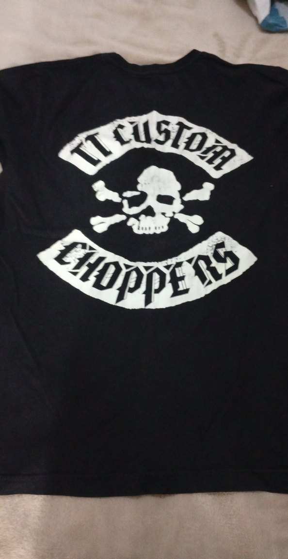 Erkek Siyah Baskılı Pamuklu Tişört - Görsel 3