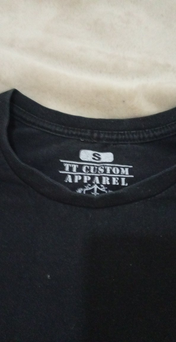 Erkek Siyah Baskılı Pamuklu Tişört - Görsel 2