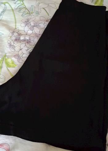 34 Beden Düğmeli Siyah Kısa Kadın Kumaş Şort